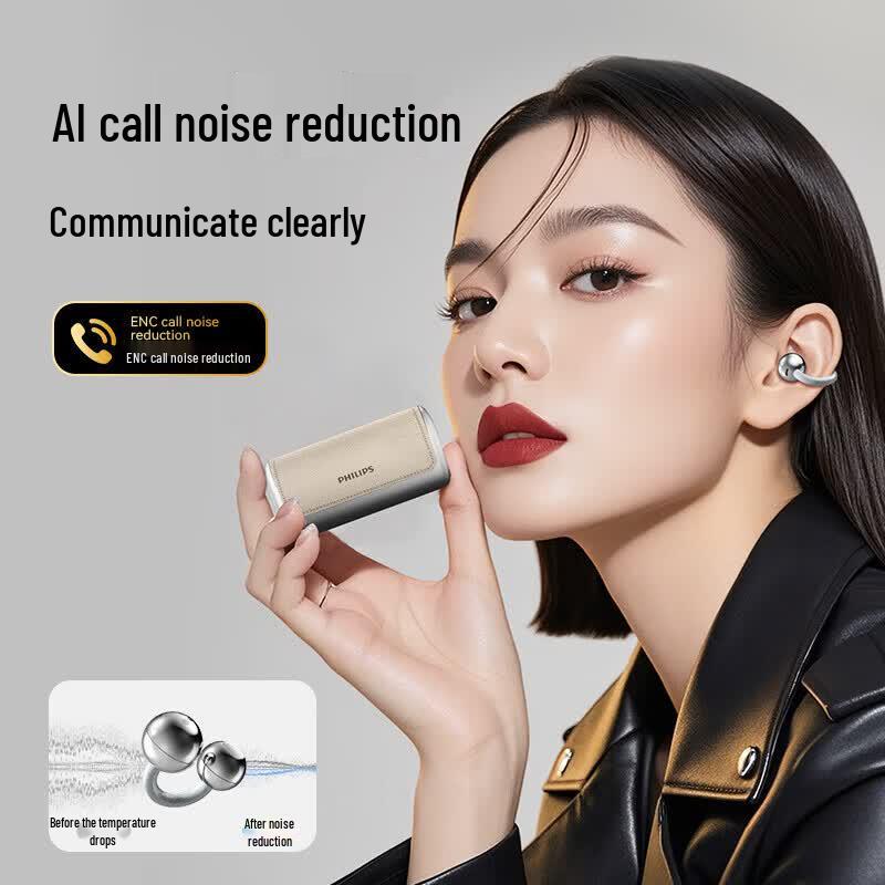 Philips Little Bell TAQ5020 Open-Ear Clip Wireless Earbuds