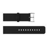 For Fitbit Versa Litchi Texture Genuine Leather Watch Band Strap Replacement,Length: 115+85mm
