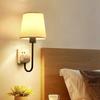 Wireless Bedside Wall Lamp: No Installation Needed, Soft Bedroom Light