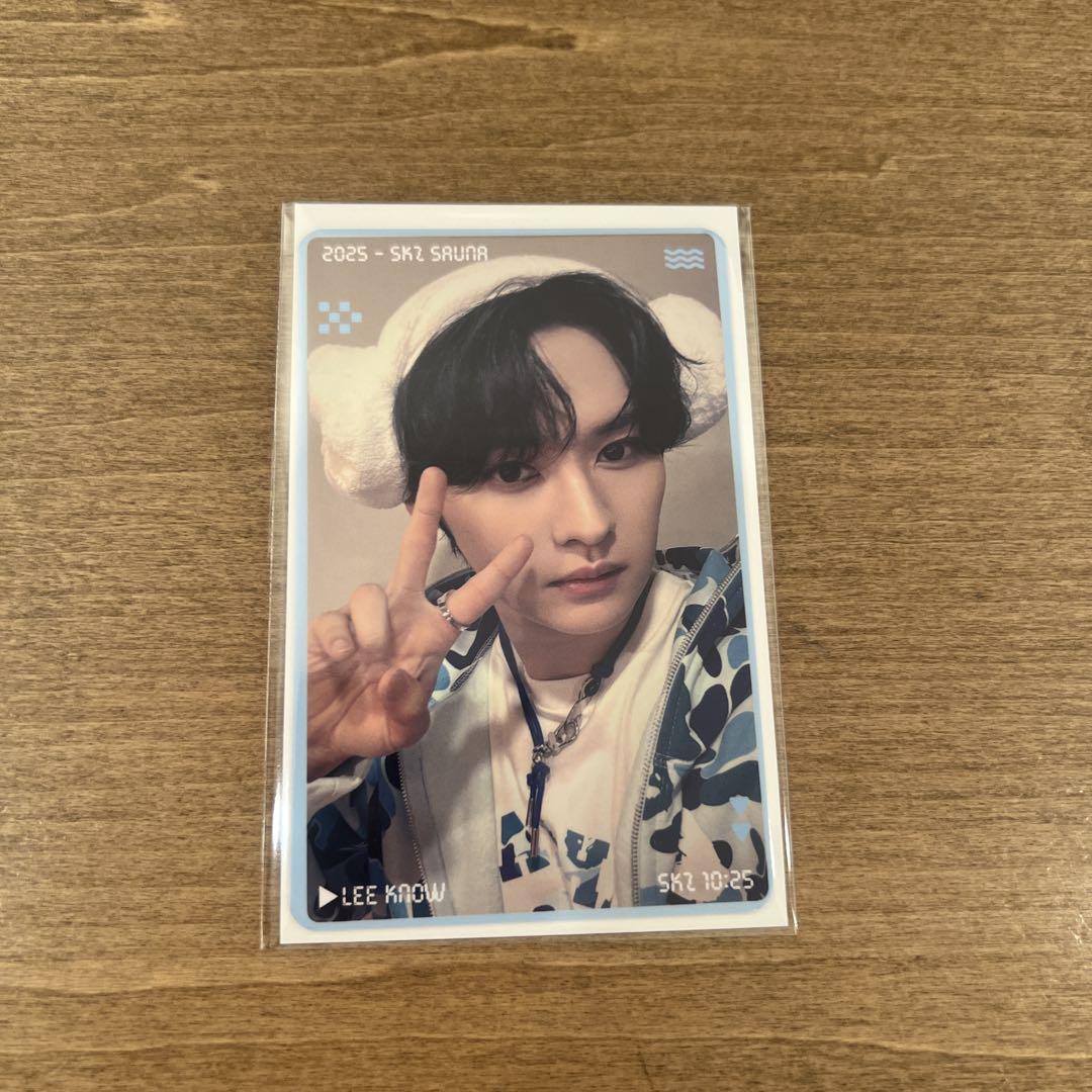 

[USED] straykids JYP POPUP Sauna Purchase Bonus Trading Card Reno