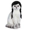 Pet Headdress Ponytail Wigs Costume Dog Wigs for Small Medium Large Pet Dog Party Hairpiece for Halloween Party