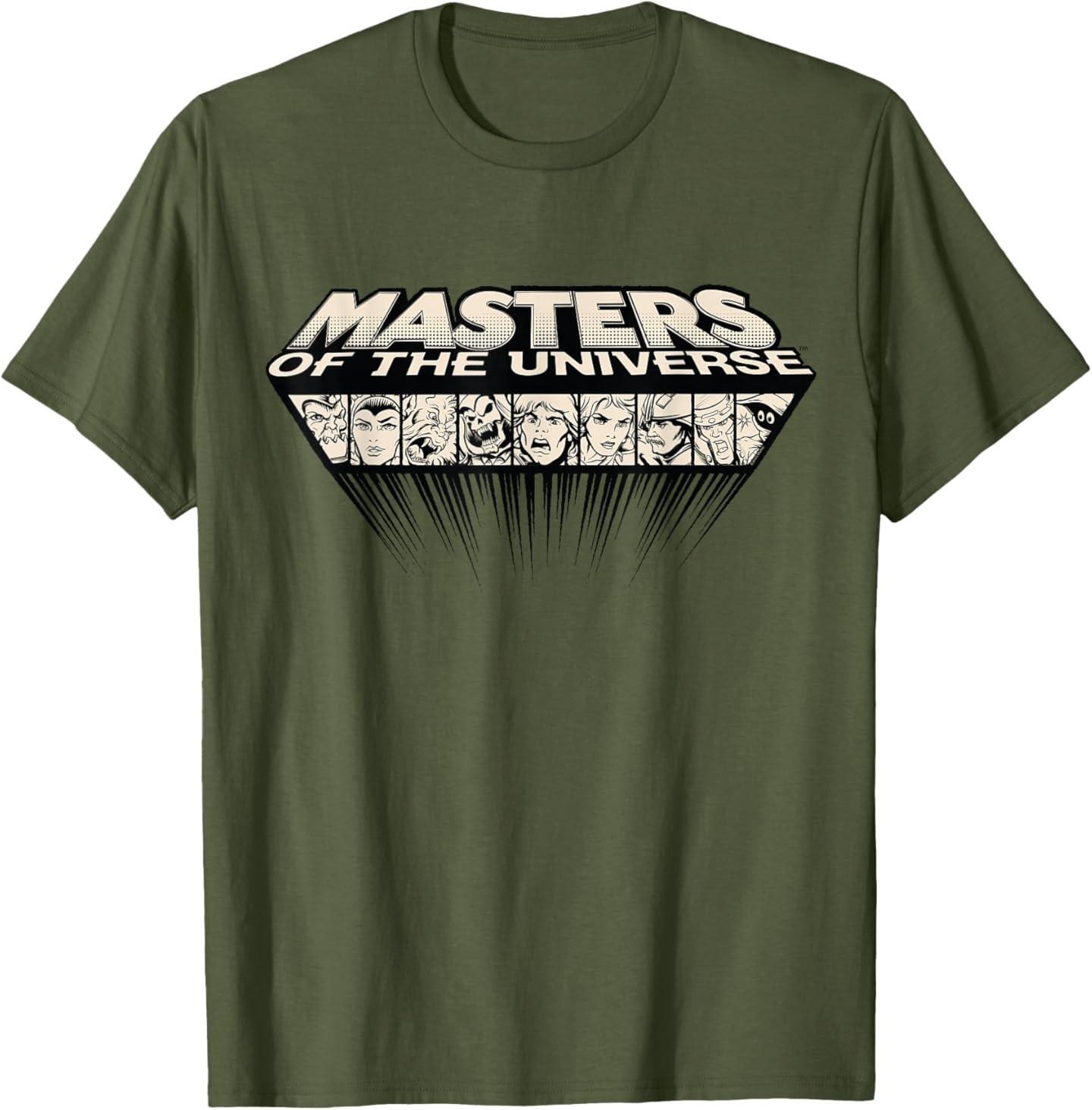 Masters of The Universe - Logo Grid T-Shirt S разноцветный