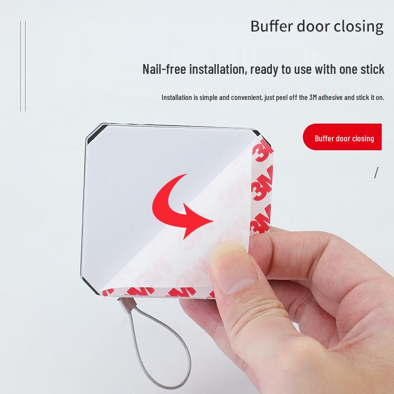 Hydraulic No-Punch Door Closer: Automatic Buffer for Sliding Wooden Doors