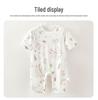 Summer Seven-Sleeve Cotton Romper for Newborns - Cute, Light Pullover