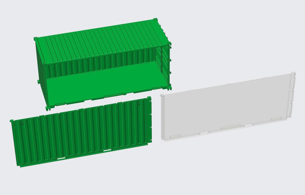 Car NEXT Series 20ft Container Plastic Model 1/24 No.1002 (Pink)