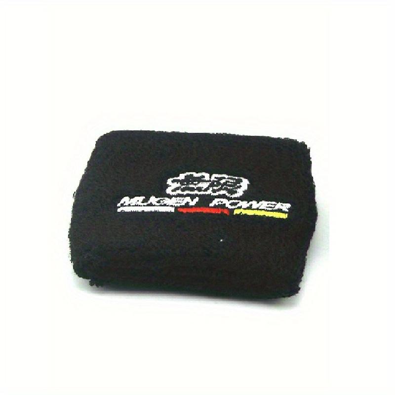 1PCS MUGEN JDM Style Reservoir Brake Clutch Oil Tank Cap Socks Universal For All Cars Oil Brake Clutch Reservoir Oil Catch Sock чёрный