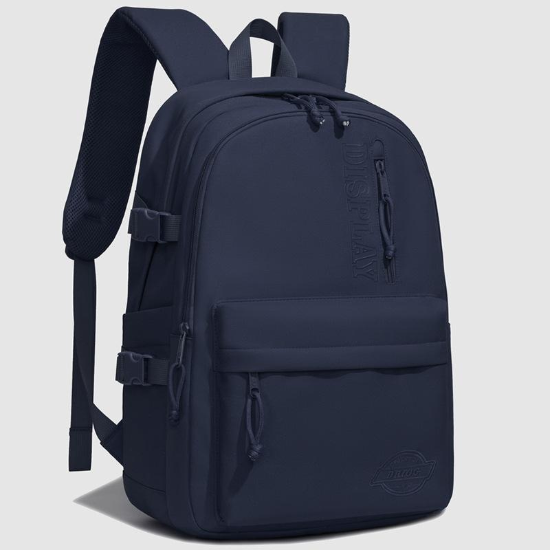 Schoolbag new Korean version versatile nylon backpack commuting fashion student schoolbag outdoor solid color backpack