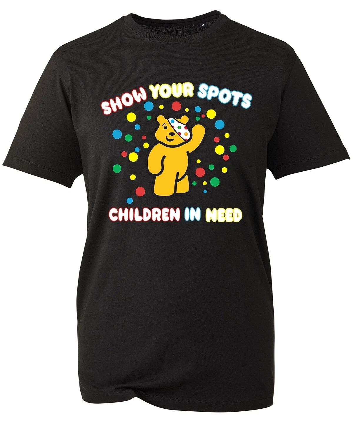 Pudsey Cute Bear Children In Need Kids T-Shirt, Children In Need 2025 Shirt 2XL