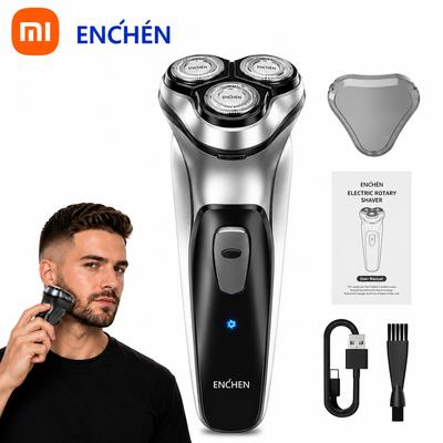 ENCHEN Blackstone Elektrikli Tıraş Makinesi Üçlü Yüzer Bıçak Başlıkları Tıraş Bıçakları