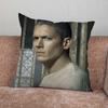 W-Wentworth Miller Pillow Case For Home Bedroom Car Office Decoration Living Room Sofa Cushion Cover Suitable