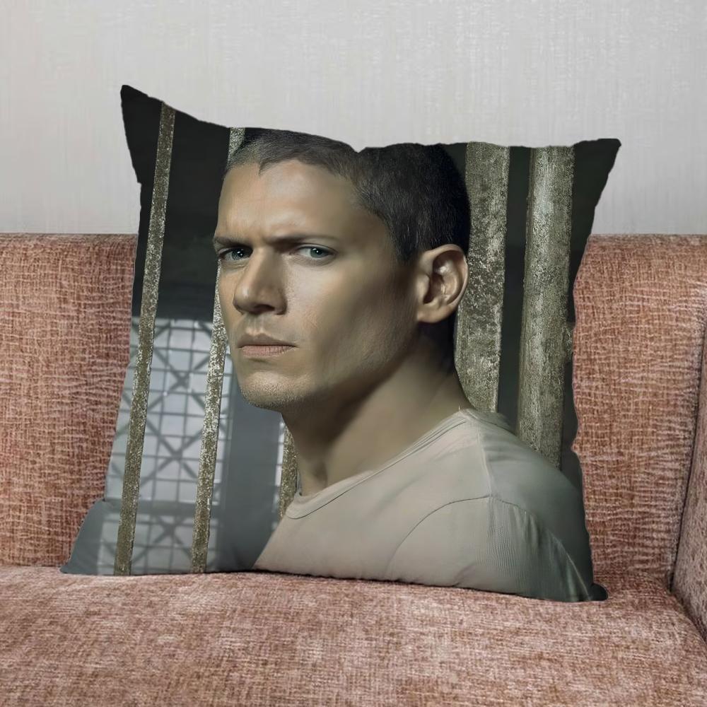 W-Wentworth Miller Pillow Case For Home Bedroom Car Office Decoration Living Room Sofa Cushion Cover Suitable