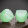 Ru Qing Jade Porcelain-Ru Yi Cup Cha Wan 150ml Chinese Kungfu Glass Tea Cup Light Green Large Single Tea Bowl for Cha Hai