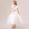Vestito Principessa per Damigella Bambina Vestito da Festa per Ragazza Adolescente Vestiti da Damigella per Bambini Costumi da Matrimonio Tulle Pizzo Abito da Sera per Bambini