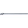 Super Carbide Burr, Long Shank, 6mm Diameter (Rounded Cylindrical Type, Single Cut, Blade Diameter 12.7mm, SB2C08SL) (Metalworking)