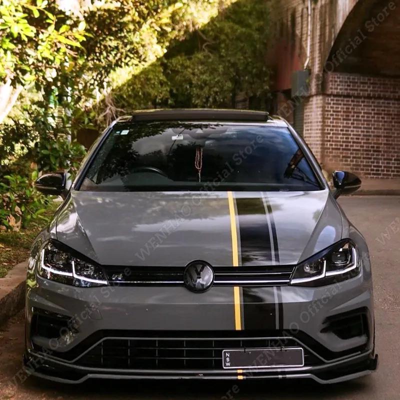 L+P Stínítka světlometů auta ABS Samolepky Krytky pro VW GOLF 7 7.5 VII MK7 MK7.5 GTI R GTE GTD Příslušenství Body Kit 2013-2020