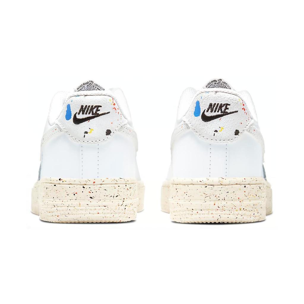 Nike Air Force 1 LV8 3 Resistenti all'Abrasione Scarpe da Skateboard Basse Bianche Bambini Età 3 7 Anni DJ2599-100