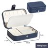 Portable Travel Girl Jewelry Storage Box, Necklace, Ring and Earring Storage Box, Double-layer Home Accessory Box, Jewelry Box