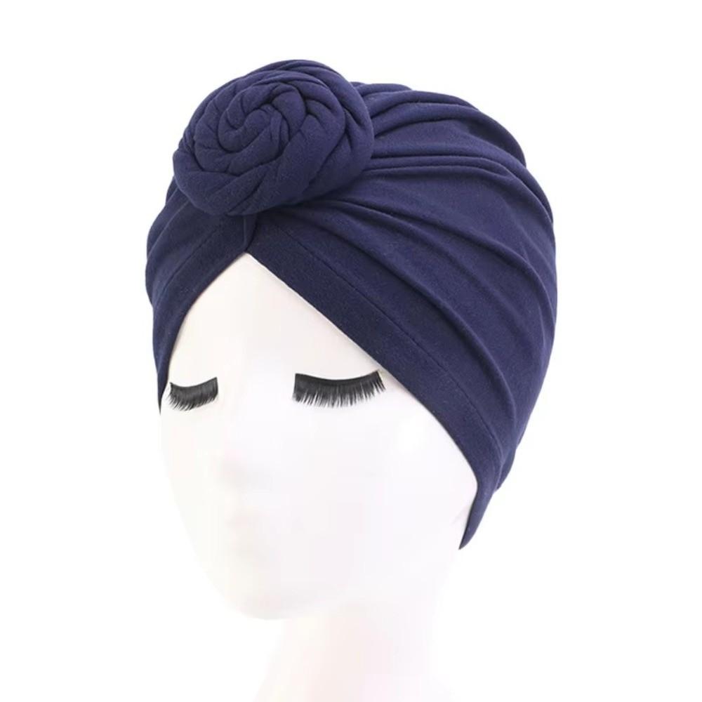 Vintage Hijab Caps Elastic Cancer Chemo Hat Fashion Head Wrap Cap  Women Headwear