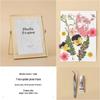 Nordic Creative DIY 3D Dried Flower Frame Kit - Simple Metal & Glass with Glue