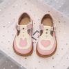 2025 new autumn girls single shoes children's princess shoes women's treasure soft sole love girl small leather shoes foreign trade