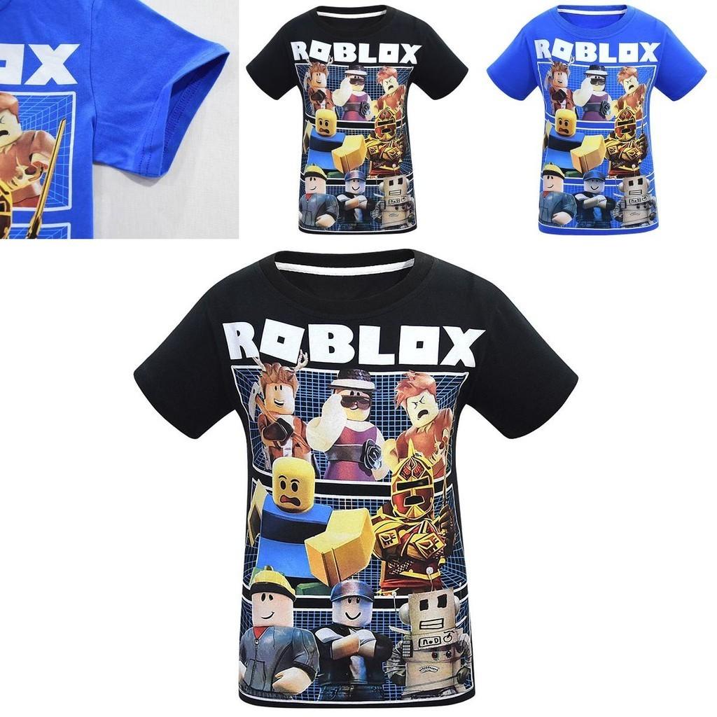 Żywy T-shirt z postaciami z gry Roblox dla dzieci z wygodnej bawełny