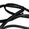 Car Front Door Side Weatherstrip Set- For Hyundai Veloster 2012-2017 Part Numbers 82130-2V000 82140-2V000