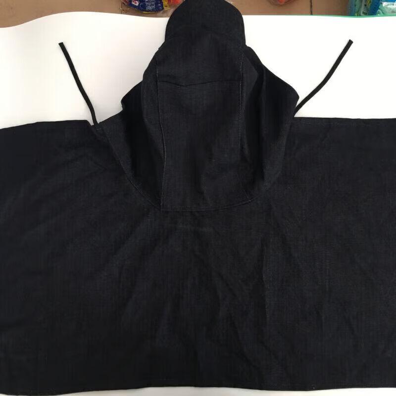 Denim Pullover Dust Protection Hood