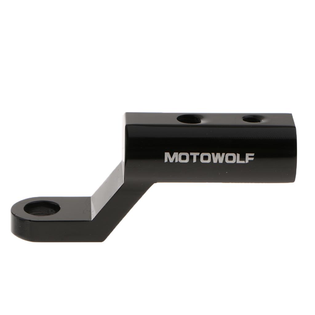 7/8' Universal Motorcycle Rearview Mirror Extender Expansion Bracket Adapter Holder Mount Handlebar Extension Stands Support
