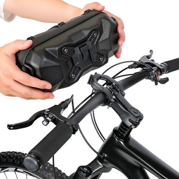 Wildman Bicycle Case/Holder Xt17 1L Handlebar Bag Black/Black