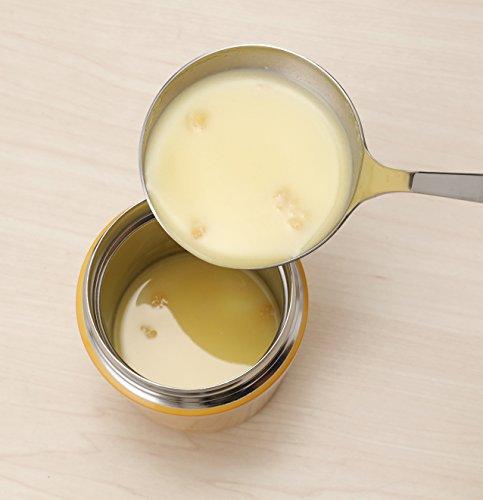 Tiger Vacuum Insulated Soup Jar, 300ml, for Lunch Boxes, Wide Mouth, Round Bottom, Saffron Yellow, MCL-B030-YS