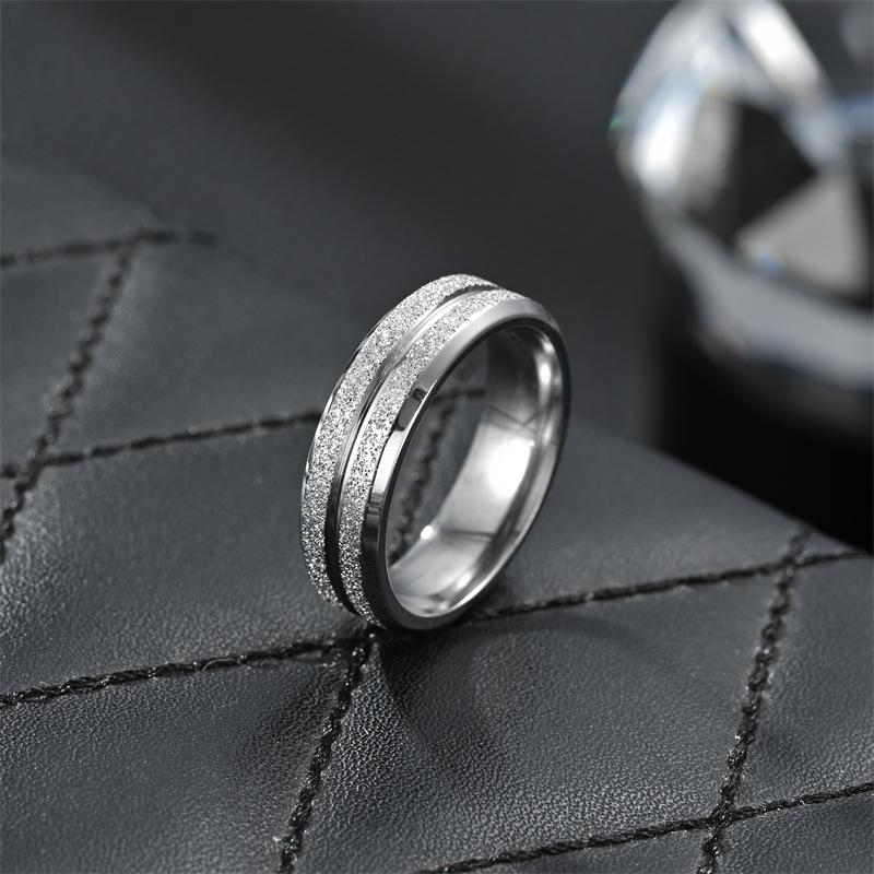 Stylish Titanium Steel Couple Rings – Trendy and Versatile Accessories
