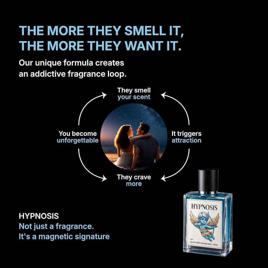 Pheromo Hypnosis 3.0 Luxury Cologne Fragrance For Men | New Formulation |