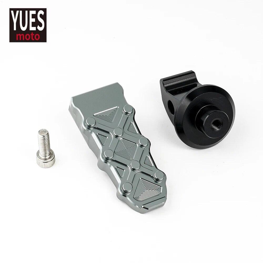 Motorcycles Accessories CNC Foot Pegs Rear Passenger Footrests Fit For Yamaha MT07 MT 07 MT-07 2014-  With Laser Logo