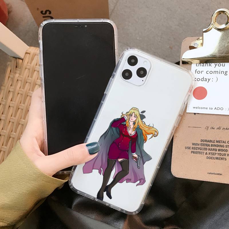 Black Lagoon Phone Case for iPhone 11 12 13 mini pro XS MAX 8 7 6 6S Plus X 5S SE 2020 XR clear case