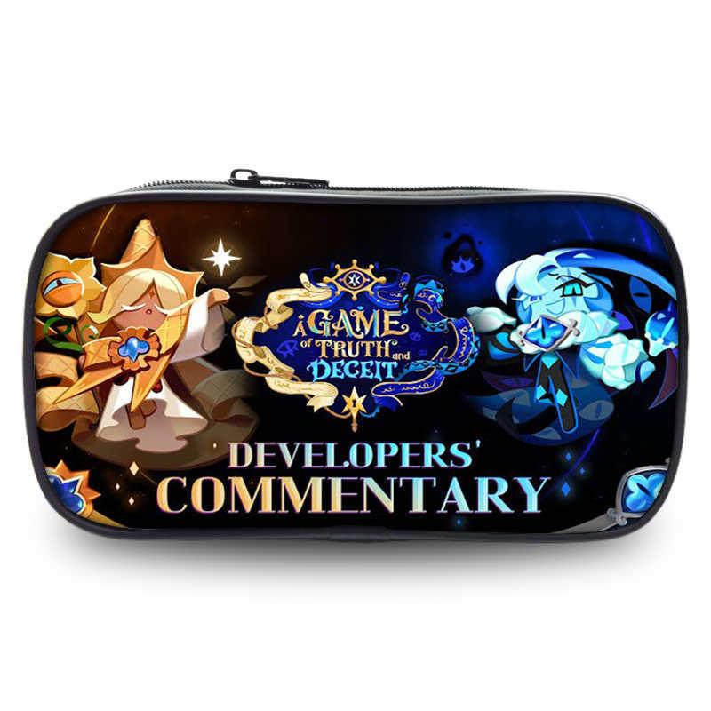 Kingdom Cookierun Stationery Bag Student Printed Pencil Bag Zipper Design