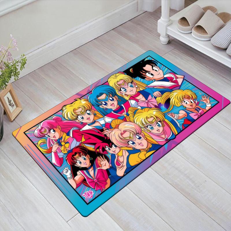 Saylor-moon Anime Carpet Rug for Living Room Bedroom Home Sofa Decoration,Kids play Non-slip Floor Mat