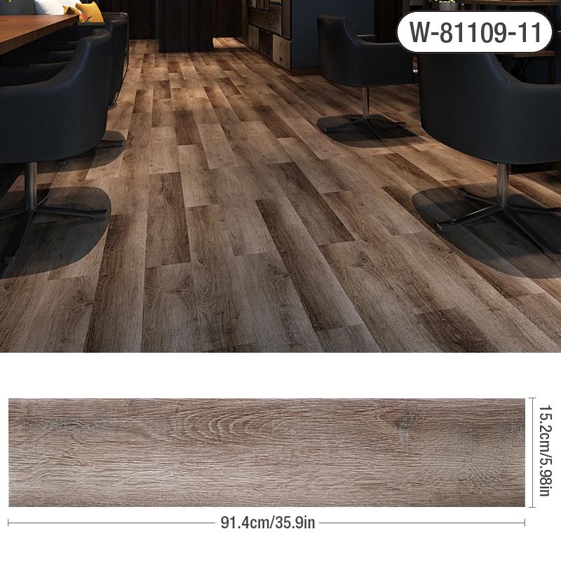Selbstklebende Holzmaserung Boden Wandaufkleber PVC Tapete für Wohnzimmer Toilette Küche Heim Boden Dekoration Wasserdichter Aufkleber