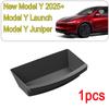 Under Seat Storage Box Organizer for Tesla Model Y Juniper 2025 Center Console Washable Underseat Storage Hidden Box Accessories