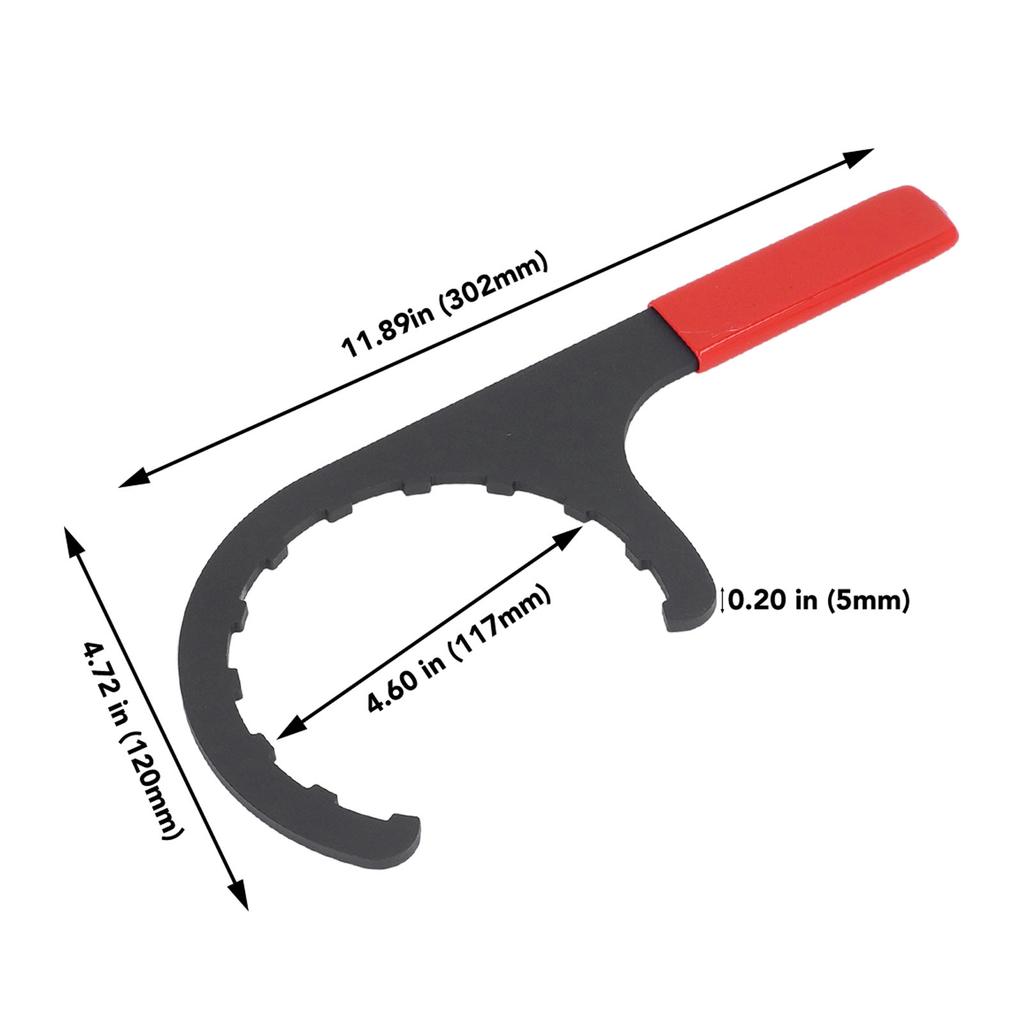Fuel Filter Wrench Easy Installation 61060  Oil Filter Wrench Removal Tool Comfortable Grip Anti Slip for Diesels