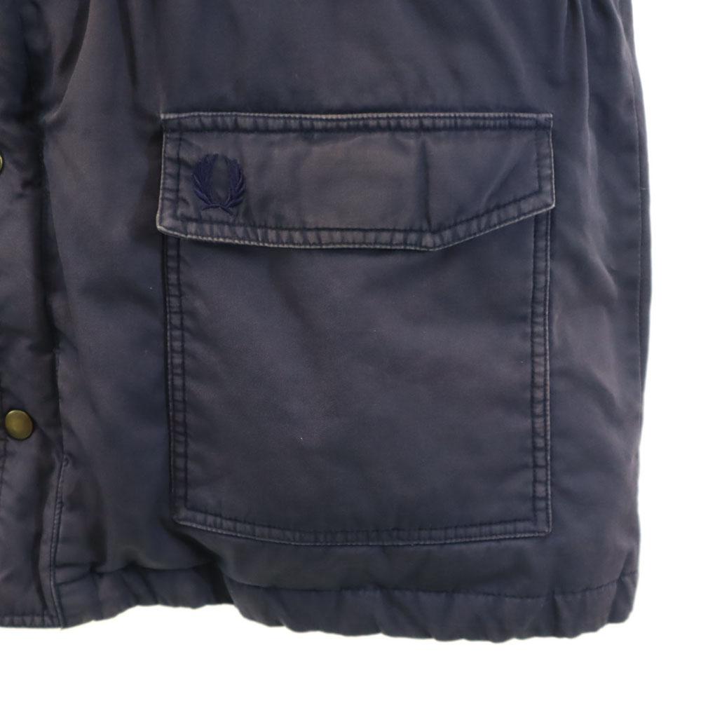 Fred Perry Mountain Parka M Navy Padded Down Men's Used