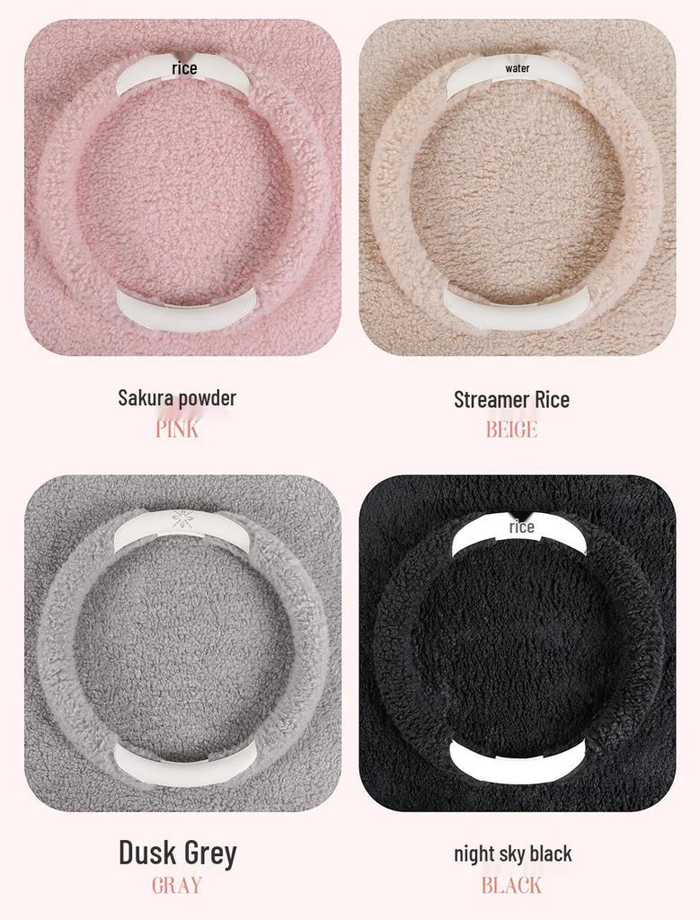 Damen Winter Kamelie Plüsch Lenkradbezug - Warm und Weich