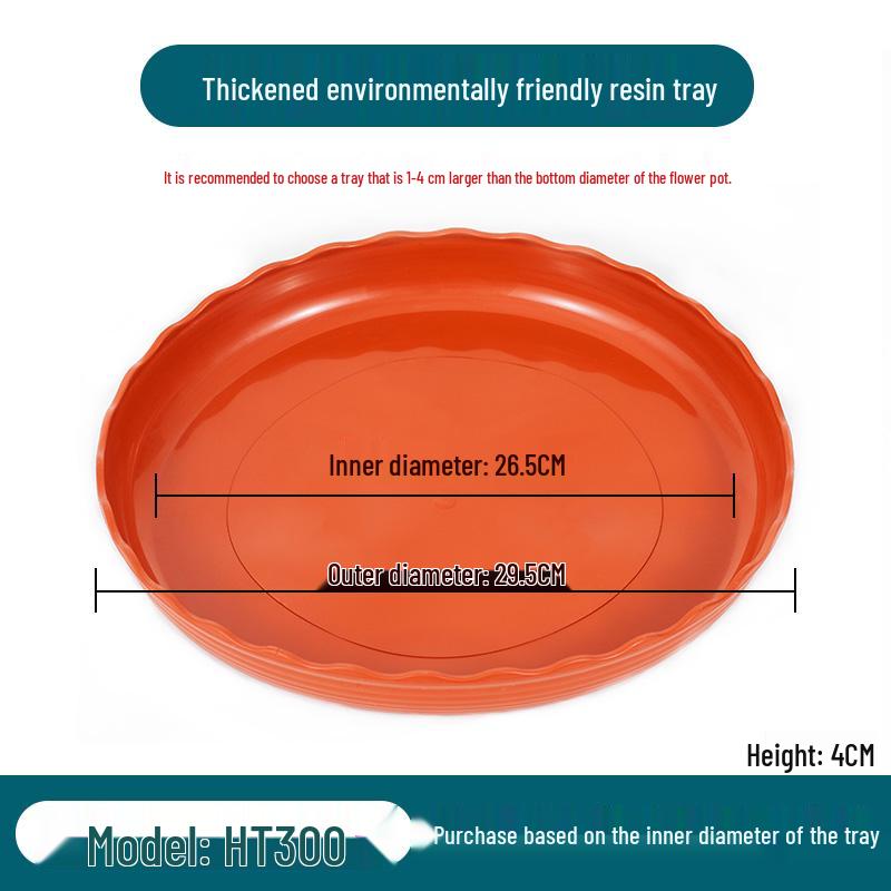 Large Round Plastic Flower Pot Tray for Succulents