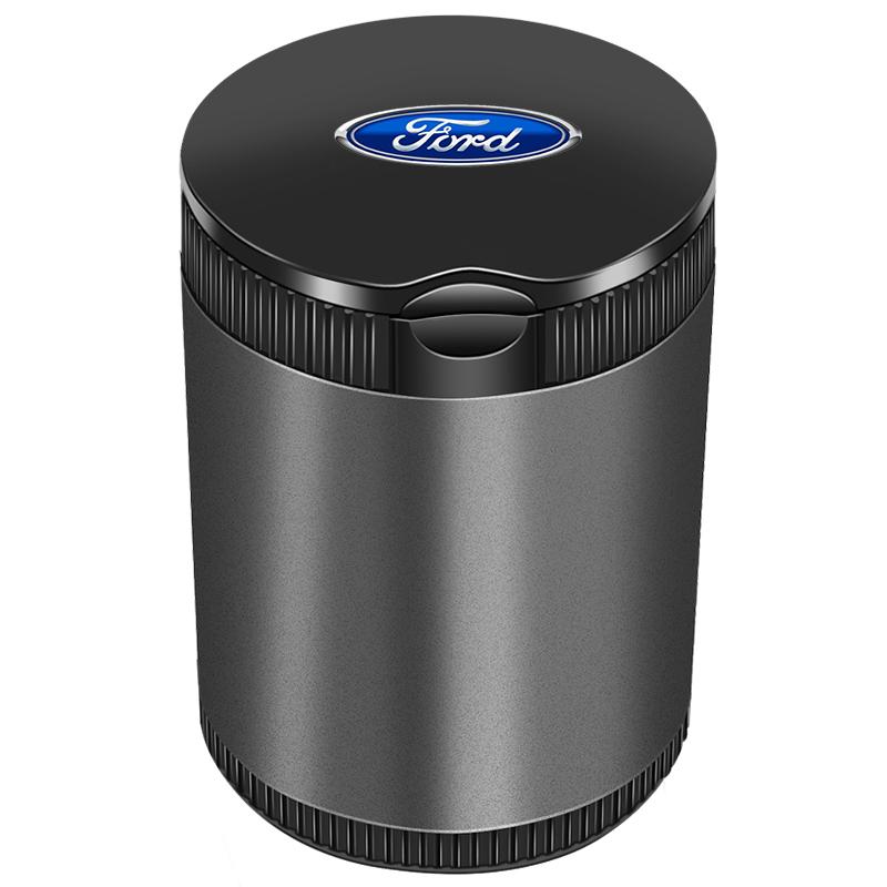 Car Styling LED Ashtray Cigarette Smoke Ash Cylinder Bin Holder With Lid For Ford Mondeo MK1 MK2 MK3 MK4 MK5