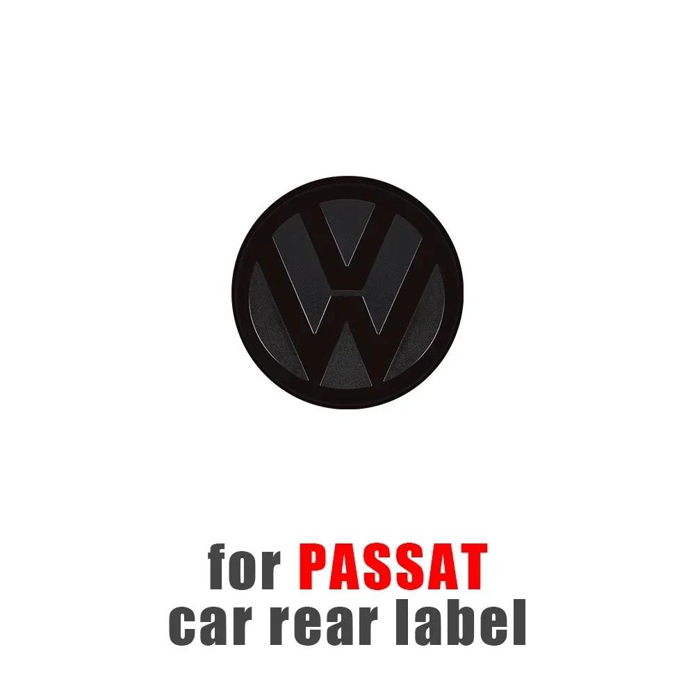 T23-Chrome Car Front Radiator Grille Replacement Emblem Rear Trunk Lid Badge Auto For Volkswagen Golf 7 7.5 Golf 8 Passat Polo 2021
