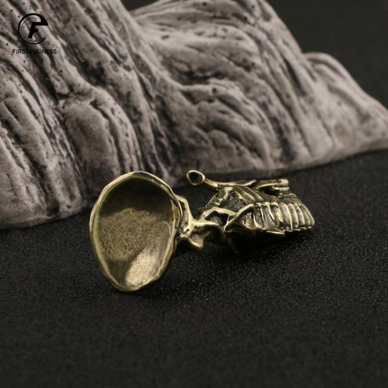Solid Brass Hippocampus Figurines Vintage Sea Animal Small Statue Desktop Ornaments Office Decorations Crafts Accessories Gifts