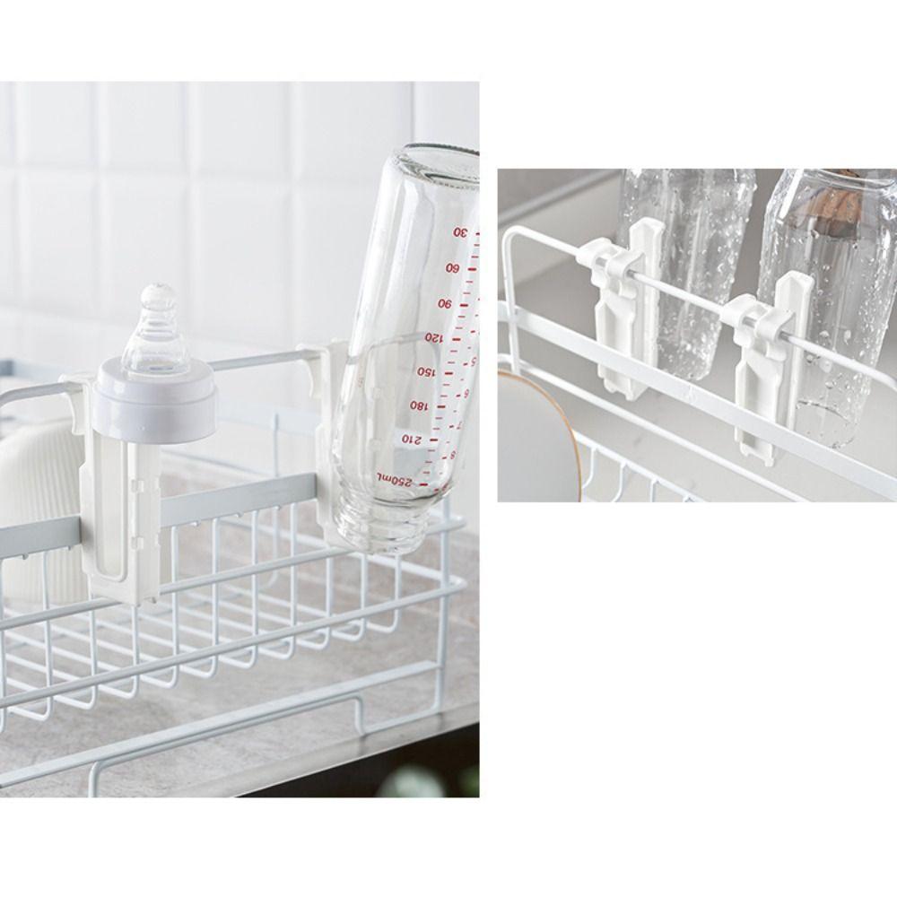2Pcs Nail-free Upside-down Draining Cup Wall-mounted Cup Storage Hook New Storage Rack