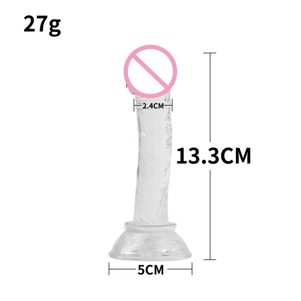 Cheap And Good Quality Mini Soft Jelly Dildos Small Artificial Sucker Cup Penis Vagina Anal Plug Sex Toys For Women Masturbator