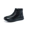 Women's Boots 2026 New Soft Soled Leather Flat Bottomed Retro Comfortable Short Boots Anti Slip Round Toe Single Boot