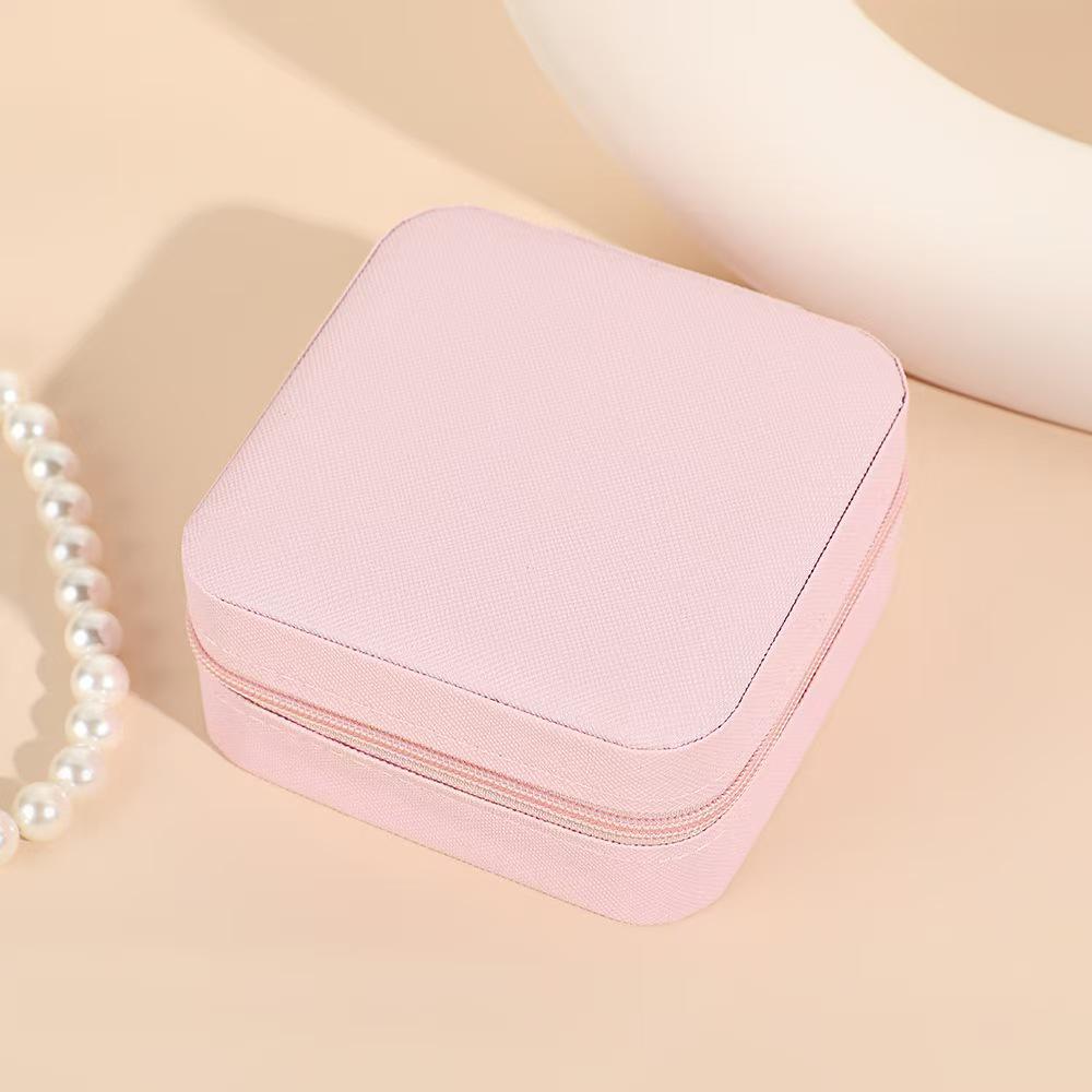 Macaron Jewelry Travel Box: Portable Storage for Earrings, Necklaces, and Rings