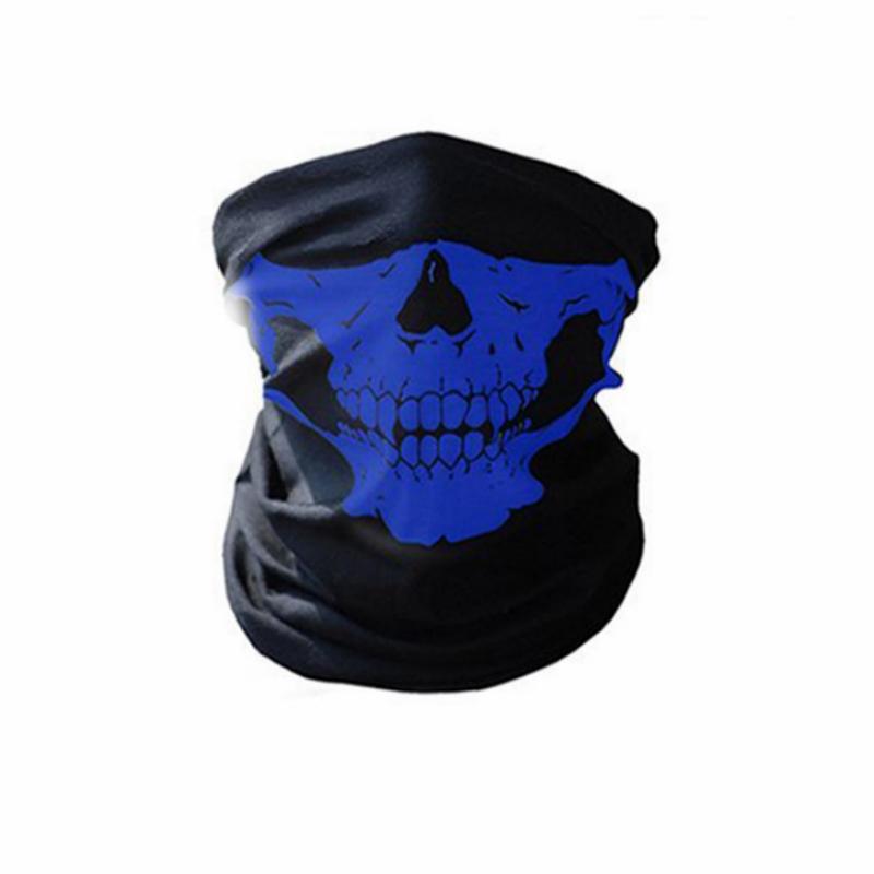 Multi-functional eight Color Skull Bandana Helmet Camping Halloween Neck Face Mask Paintball Ski Sport Headband Hiking Scarves